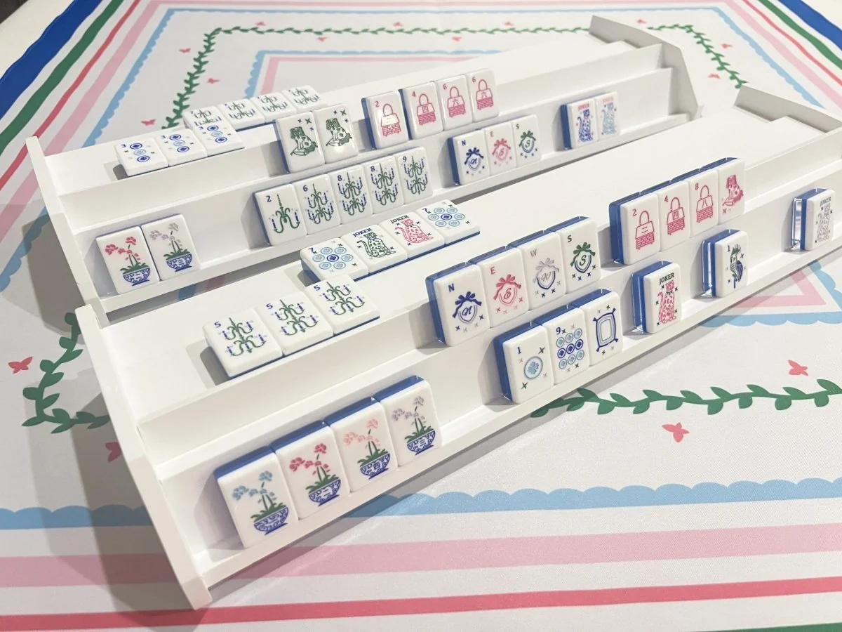 Double Mahjong Racks - Set of 2