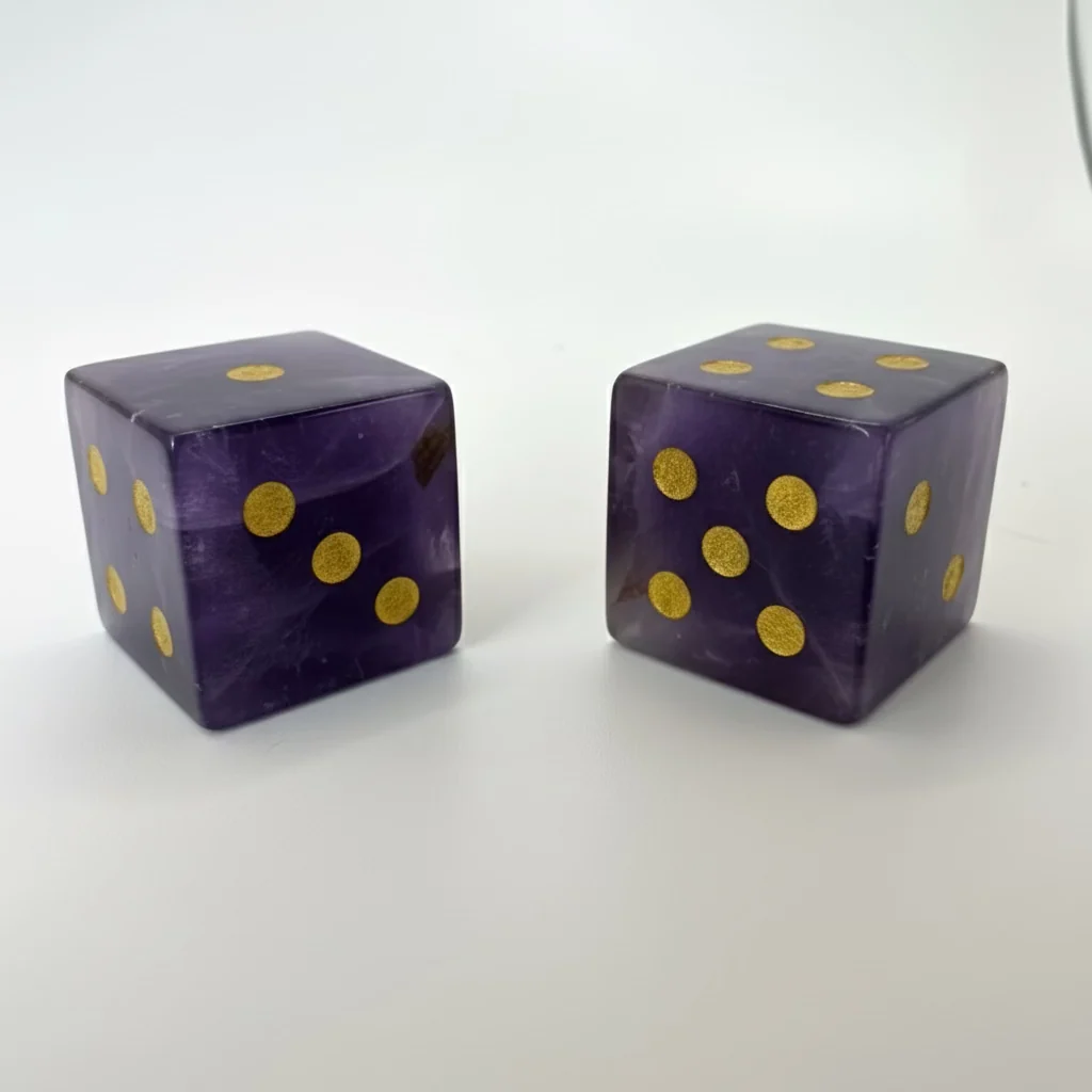 Amethyst Bougie Dice