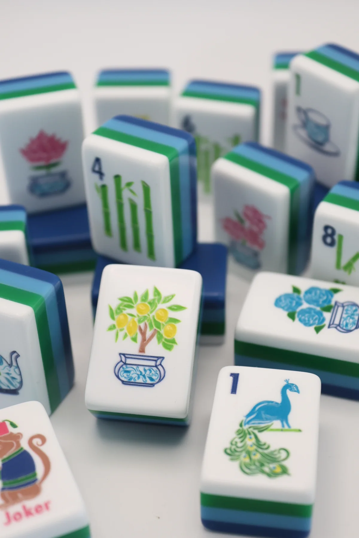 Spill the Tea - Earl Gray Mahjong tiles