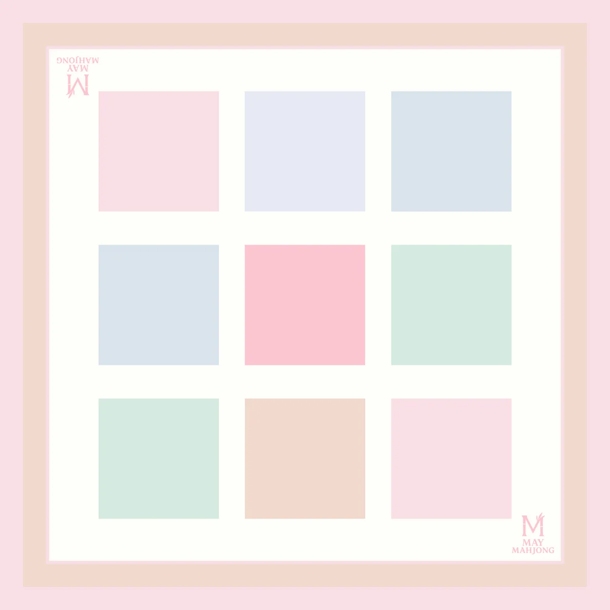 Color Block Mahjong Mat