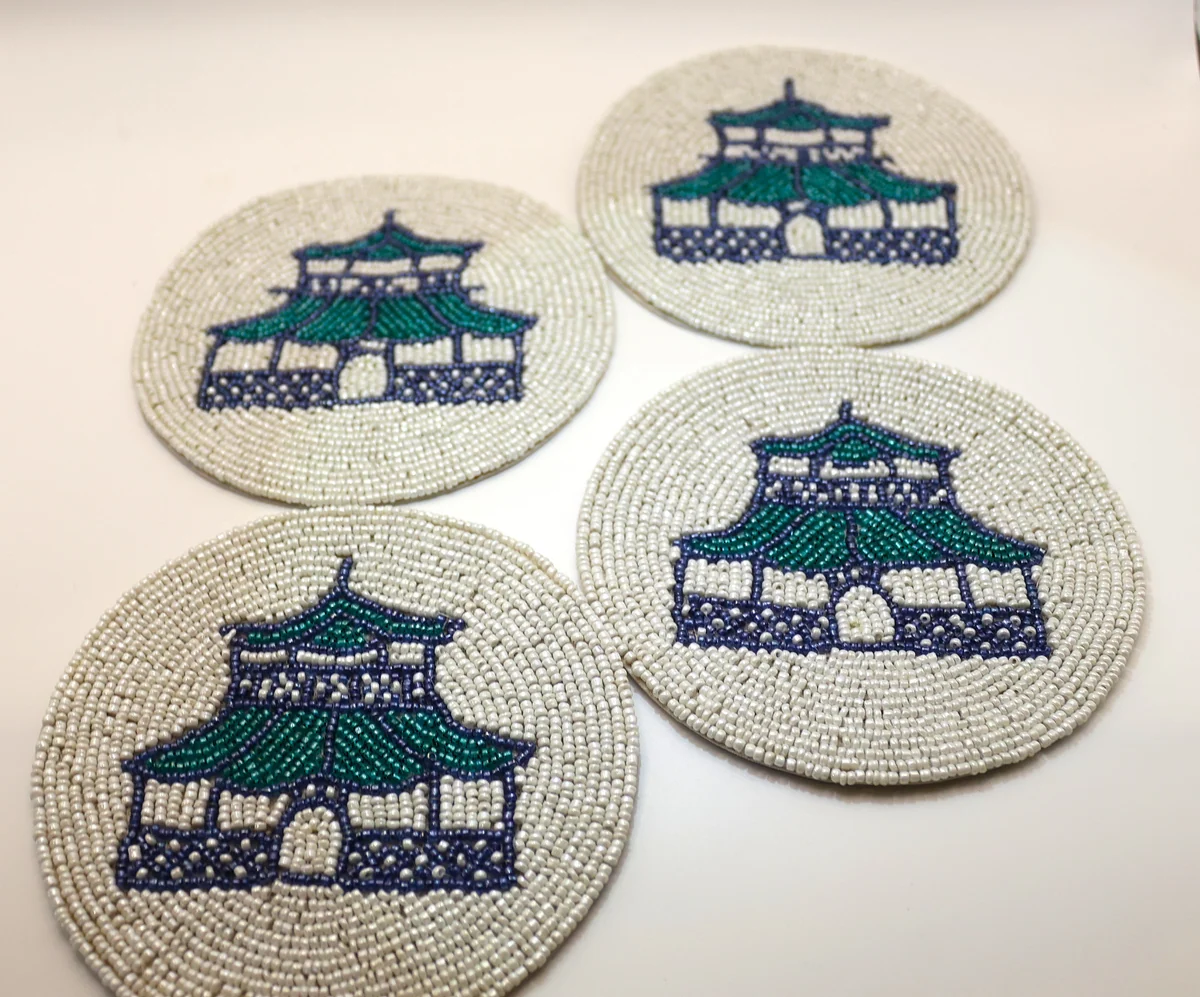 Pagoda Coasters (Set of 4)