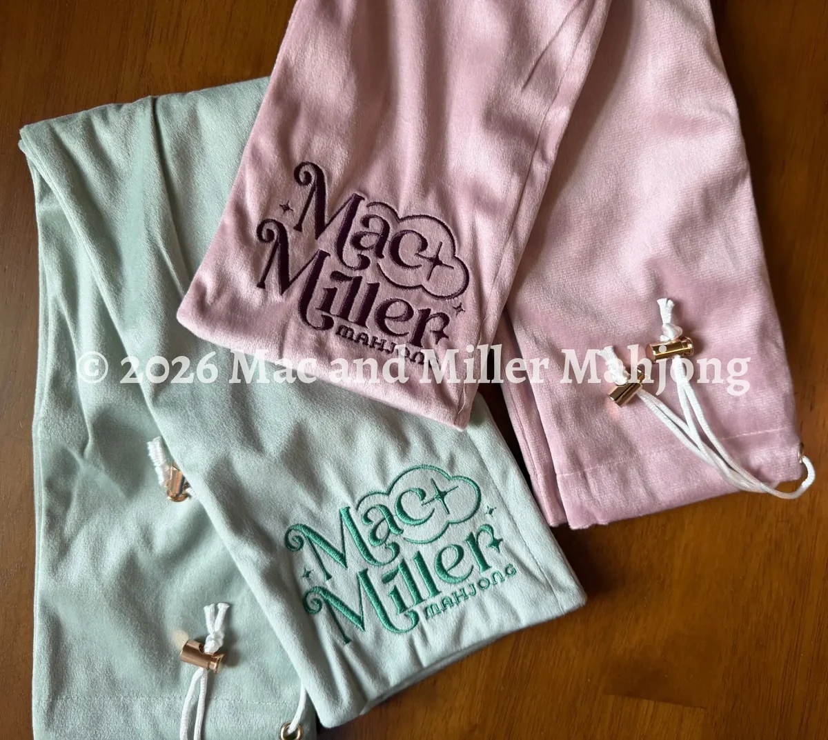 Mac + Miller Mahjong Signature Velvet Rack Bag