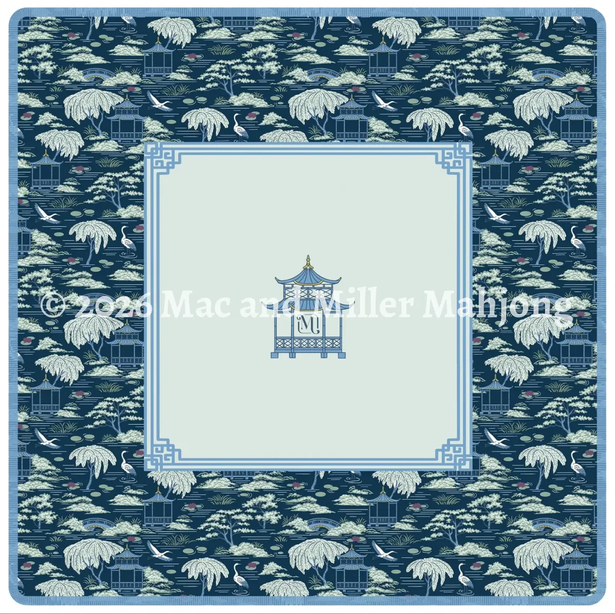 Heirloom Collection: Chinoiserie Classic Mahjong Mat