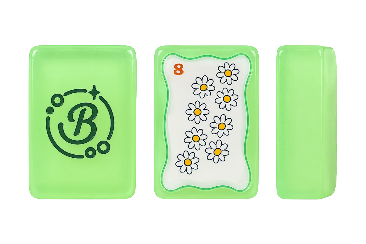 Glow-in-the-Dark Mahjong Tiles