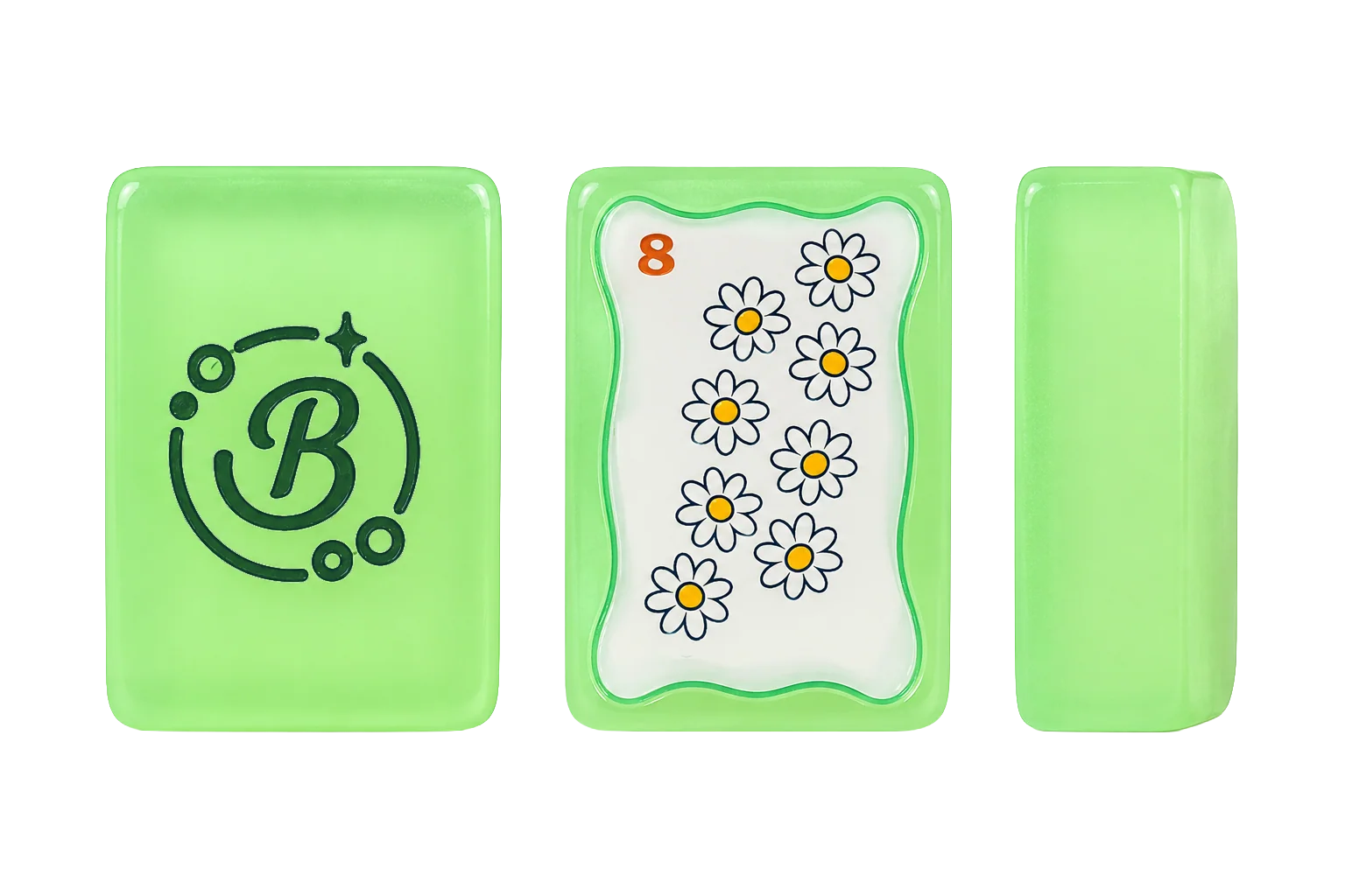 Glow-in-the-Dark Mahjong Tiles